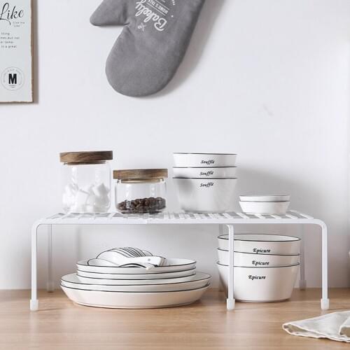 Organizer Frame Iron Home Storage Rack Stand Kitchen Pot Dishes Holder Household Cupboard Shelf Organizer Multifunctional Tool