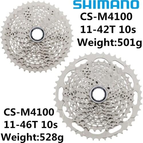 SHIMANO DEORE M4100 CS M4100 HG500-10 Mountain Bike flywheel MTB CASSETTE SPROCKET 11-46T 11-42T 11-36T 10 Speed