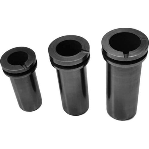 1/2/3kg Graphite Crucible Furnace Casting Gold Silver Melting Smelt Tool Black