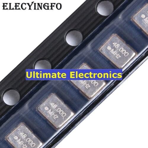 10pcs SMD Active Crystal 3225 48.000MHz 48mhz L 3.3V 3.2*2.5mm 4feet Resonator