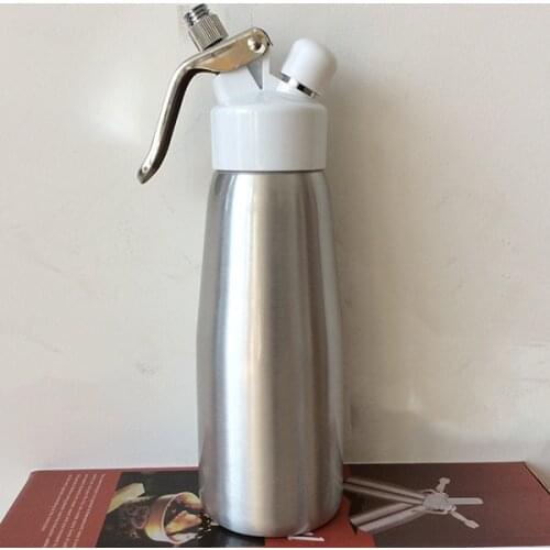 100pcs 500ml Whipped Cream Dispenser High Quality Aluminum Ice Cream Maker Whip Cream Dispenser