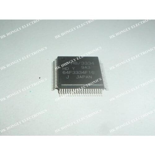 2PCS HD64F3334F16 64F3334F16 QFP80 NEW