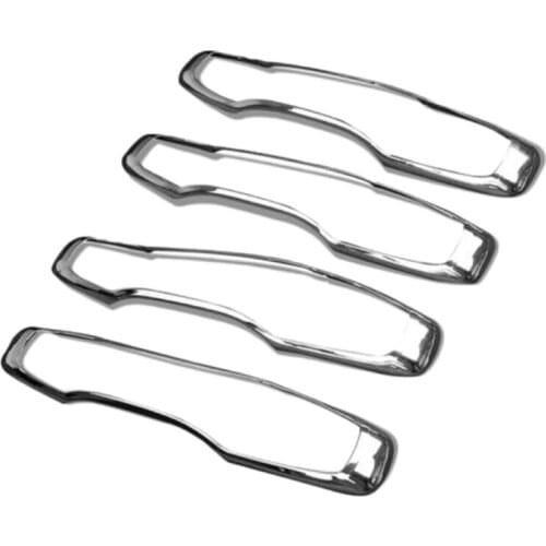 4Pcs Car Door Handle Trim Decoration Is Suitable for Volvo XC60 XC90 S90 V90 2018 2019 2020 Chrome Accessories