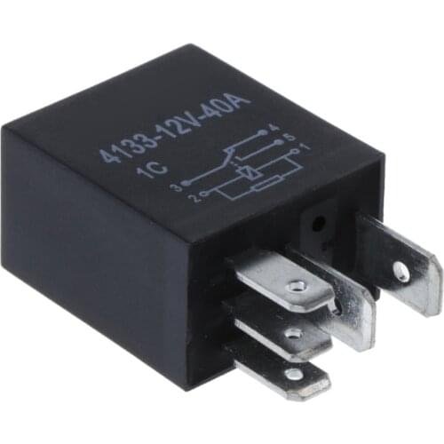 Automotive 12V 40A 5 Pin Relay Long Life Time Automotive Relays For Car