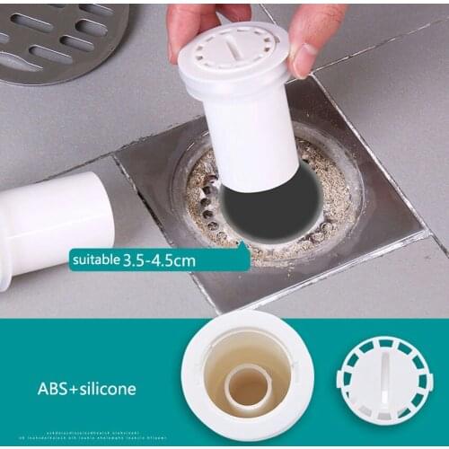Deodorant Silicone Ring Plastic Core Deep Water Floor Drains Filter Pipe Sewer Floor Drain Strainers Covers For Toilet Bathroom