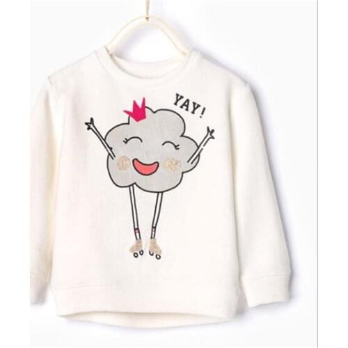 New Spring Fall Girls T shirt Cartoon Mouse Children Kids Baby Girls T shirt Long Sleeve Clothes Girl Tees Tops 1-6 Yrs