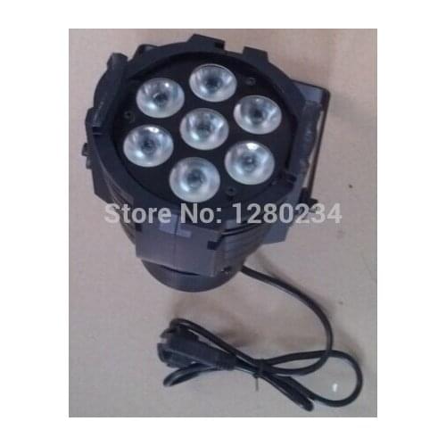 China cheap dj lights Aluminum mini 7pcs*10W 4 IN 1 RGBW LED par can stage light for KTV disco party for indoor lighting effect