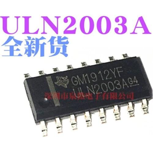 Xinyuan 10PCS/lot ULN2003 ULN2003A ULN2003ADR ULN2003AG SOP16 new 100% good patch 16 feet