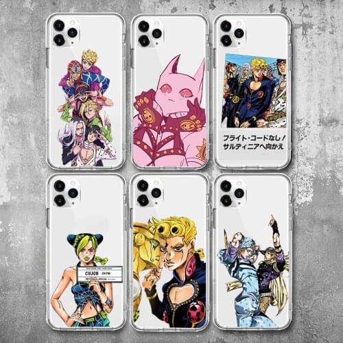 Anime JoJos Bizarre Adventure Cases For Huawei Honor 8X 10 9 10i 20 Pro Lite Nova 8 5t P30 P20 P10 P40 Lite E Pro Soft TPU Cover