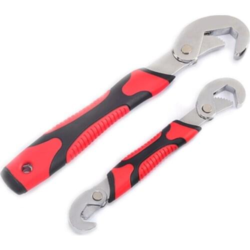2pcs Adjustable Pipe Wrenches Universal Wrench Set Hand Tools Wrench Spanner Sets Key Set Ratchet Wrench Spanner Sets