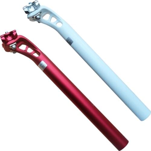 One piece road Bike seatpost 27.2*300mm superlight forged Bicycle seat post seatpost aluminium setback offset track Seat tube