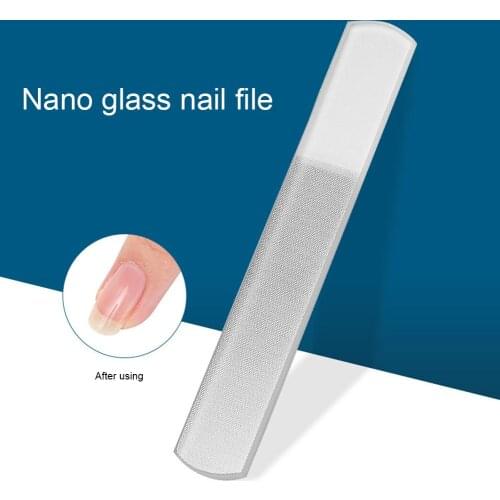 Professional Tempered Glass Nail File Sanding Polishing Grinding Manicure Tool