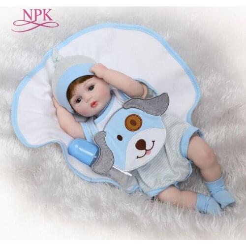 NPK Hot Sale reborn Baby Doll Wholesale Baby Dolls soft touch with cloth body gifts for children on Birthday