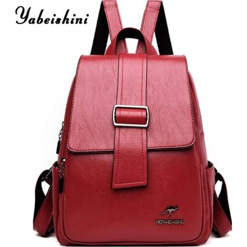2020 New PU Fashion Women Backpack High Quality PU Leather Backpacks for Teenage Girls Female School Shoulder Bag Bagpack
