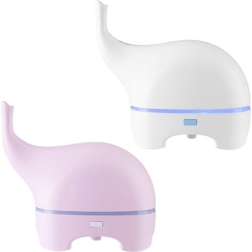 Air Humidifier Mist Maker Funny Elephant DC 5V for Home Car USB Fogger Mist Maker with LED Night Lamp Gifts