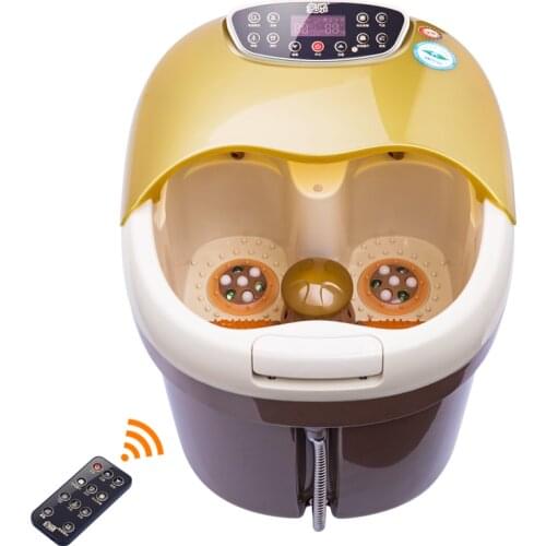 Automatic Foot Massage Bath Wash Footbath Deep Bucket Electric Heating Bubble Footbath Foot Bath