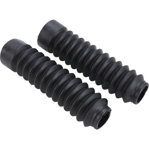 For Honda For Yamaha 2pcs Motorcycle Front Fork Cover Protector Gaiter Gator Boot Shock Absorber Fork Covering Treyues