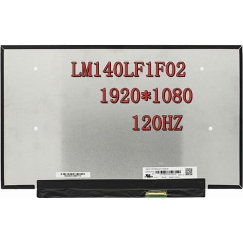 14.0"inch Laptop Lcd Screen Display LM140LF1F02 LM140LF1F01 for Lenovo Xiaoxin Air 14 2020 120Hz FHD 1920x1080 IPS 40Pin