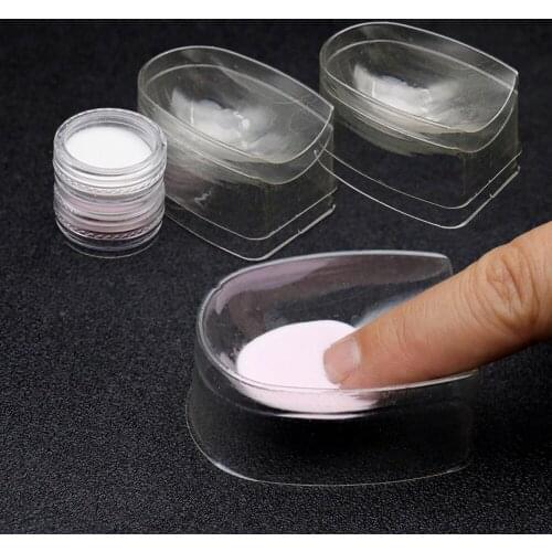 10 Pcs Nail Dipping Powder Box French Tip Tray Nail Smile Line Mold Nail Dip Container DIY Nail Art Supplies Manicure