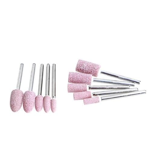 100 Abrasive Stone Point Grinding Head Wheel Polishing Burr Bit Set For Dremel