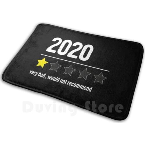 2020 One Star Very Bad Would Not Recommend Funny Soft Non-Slip Mat Rug Carpet Cushion 2020 One Star Very Bad 2020 One