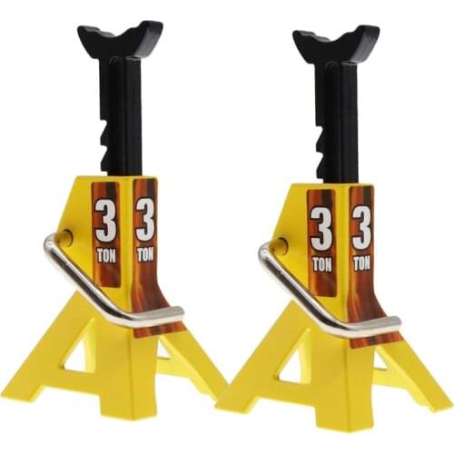 3/6 Ton Scale Jack Axle Stand Lift Capacity Heavy Duty Support Vehicle Floor Ratchet TRX4 D90 CC01 RC Car Toy Accessorie