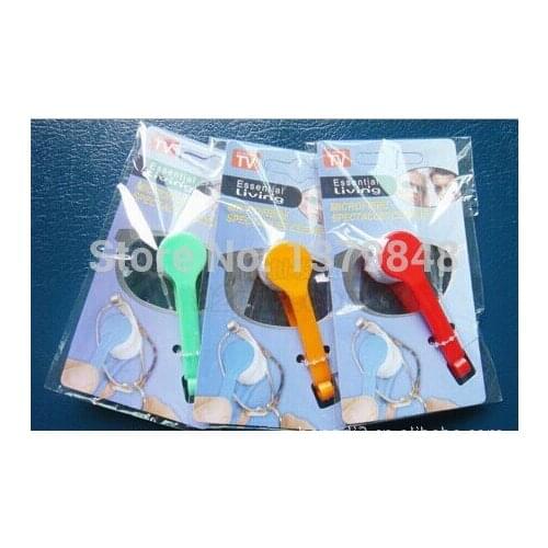 50PCS/LOT Microfibre Mini Sun Glasses Eyeglass Microfiber Brush Cleaner