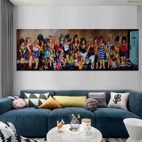 5D Diy diamond painting cross stitch "Fat Ladies" Full Square/round stone Diamond embroidery Needlework Rhinestone Mosaic Crafts