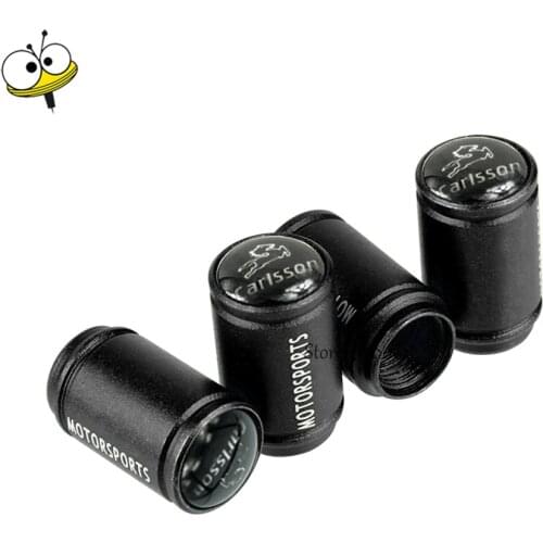 Car Accessories Wheel Tire Valve Stems Caps For Carlsson Logo For Benz W203 W210 C180 A200 B300 R320 G500 ML GLK GLA CLA S G SLK