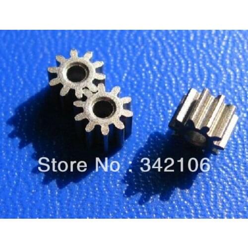 Free Shipping!!! 10pcs four-wheel pinion gear DIY 0.5 Modulus 10 tooth inner diameter 2mm thickness 5mm module sensor