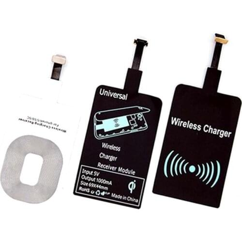 Micro USB Type C Universal Fast Wireless Charger Adapter For Samsung Huawei For IPhone For Android Qi Wireless Charging Receiver