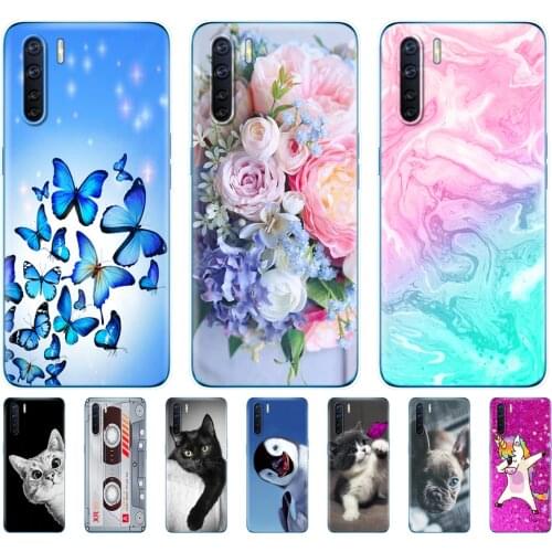 For OPPO A91 Case 6.4" Silicon Soft Back TPU Phone Cover For OPPO A 91 Capas OPPOA91 Case CPH2001 CPH2021 Funda Shell Bumper