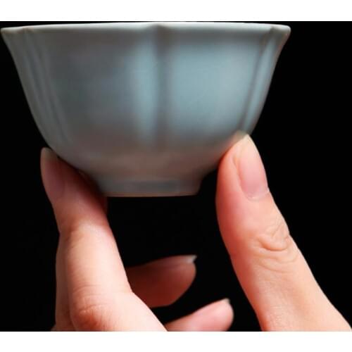 "KingTeaMall" RuYao (Ru Kiln) Porcelain Tea Cup Teawares Teasets Teatools Gifts