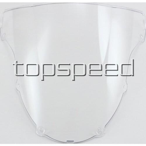 Motorcycle Windshield Windscreen For Kawasaki Ninja ZX6R 2003-2004 Transparent Clear