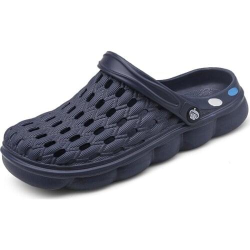 Jumpmore Outdoor Men Slippers Light Summer Shoes Breathable Fashion No Slip EVA Garden Shoes Size 40-45