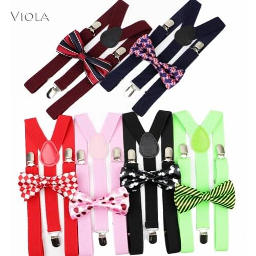 Mens Interesting Colorful Suspenders Striped Dot Moustache Printed Polyester Bowtie Set Casual Daily Party Braces Gift Accessory