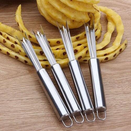 Stainless Steel Pineapple Peeler Easy Cleaning Nonslip Handle Slicer