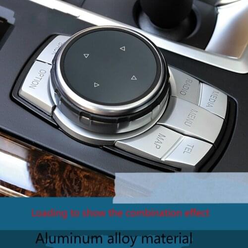 Suitable for BMW multimedia ceramic knob new 123 5 series x1x3x5x6 refitting iDrive button | decorative cover