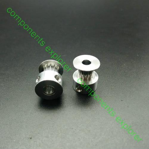 2Pcs GT2 Timing Pulley 12 Teeth 4mm Bore For 6mm Width 2GT Belt