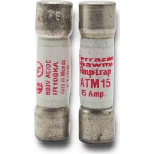 10pcs Fusible ATM15 Car Fuse Low Voltage Fuse for the Short Circuit Protection of the Motor