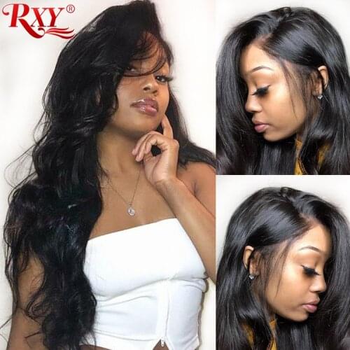 250 Density Lace Front Human Hair Wigs For Women Body Wave Wig RXY Remy Lace Front Closure Wig 360 Lace Frontal Wig Humain Hair