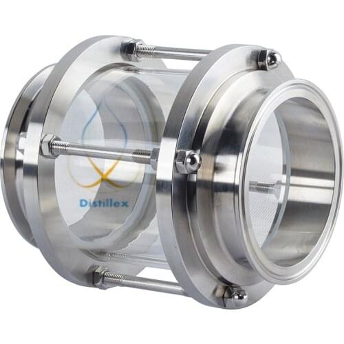 4" (102mm) OD119 Sight Tower. Tri clamp Sight glass