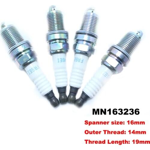 Mn163236 Car Iridium Spark Plug For Mitsubishi Outlander Jinxuan Ge Blue Wing Nozzle