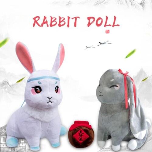 Mo Dao Zu Shi Anime Plushie Around Couple Rabbit Doll Mo Dao Zu Shi Cartoons Manga Derivatives Stuffed Plush Toys Dolls Gift