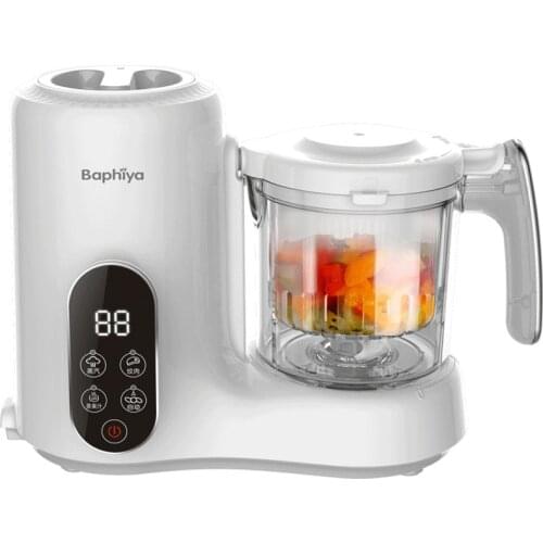 One key cleaning automatic infant supplementary food processor, simple card slot, food grinder, cooking and mixing machine, safe