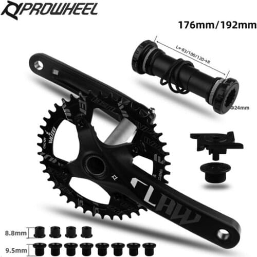 Proweel 176mm192mm 100/120 MM 32/42T fat bike chain wheel crankset