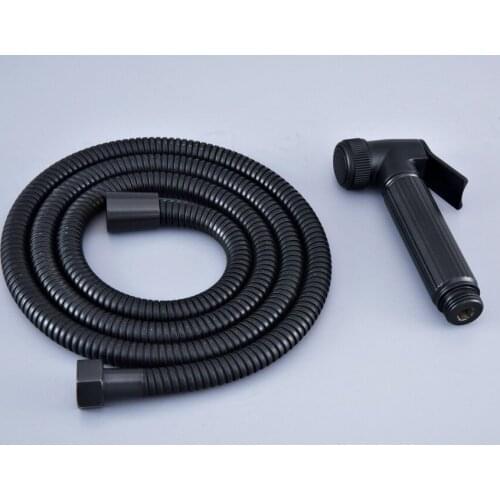 Black Oil Rubbed Brass Bathroom Telephone Shape Hand Spray Handheld Shower head 1.5m Hand Held Shower Head Hose mhh105