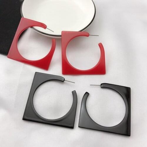 CE - 152 quadrilateral earrings fashion beautiful temperament contracted joker euramerican style