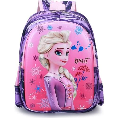Disney Cartoon Frozen Childrens School Bag Kindergarten Boy Girl Baby Backpack Cute Plush Bag Cartoon Backpack Kids Gifts