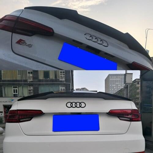 For Audi A4 A4L S4 B9 Spoiler 2017 2018 2019 2020 High Quality ABS Material Car Rear Trunk Wing Accessories Body Kit